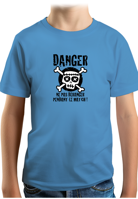 T-Shirt Garçon Danger match ne pas déranger