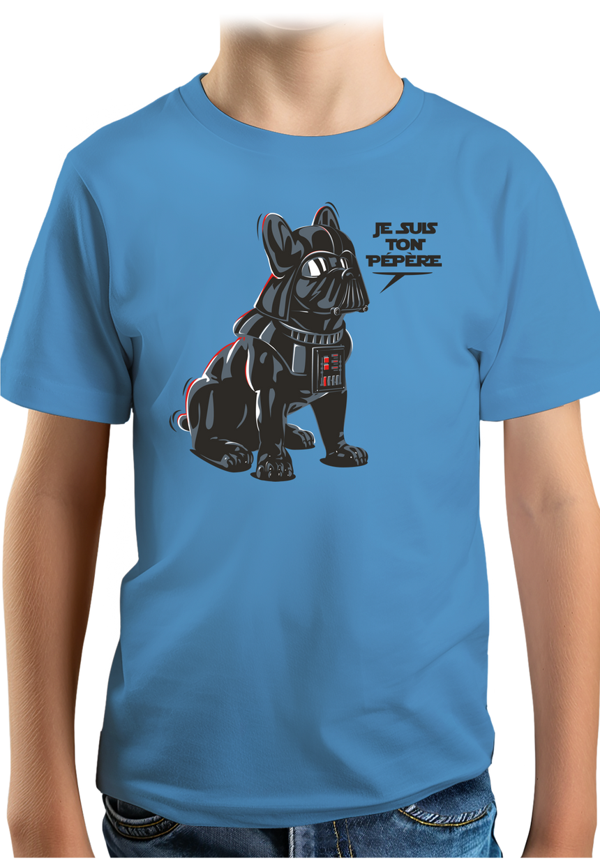 T-Shirt Garçon Chien Je suis ton Pépère