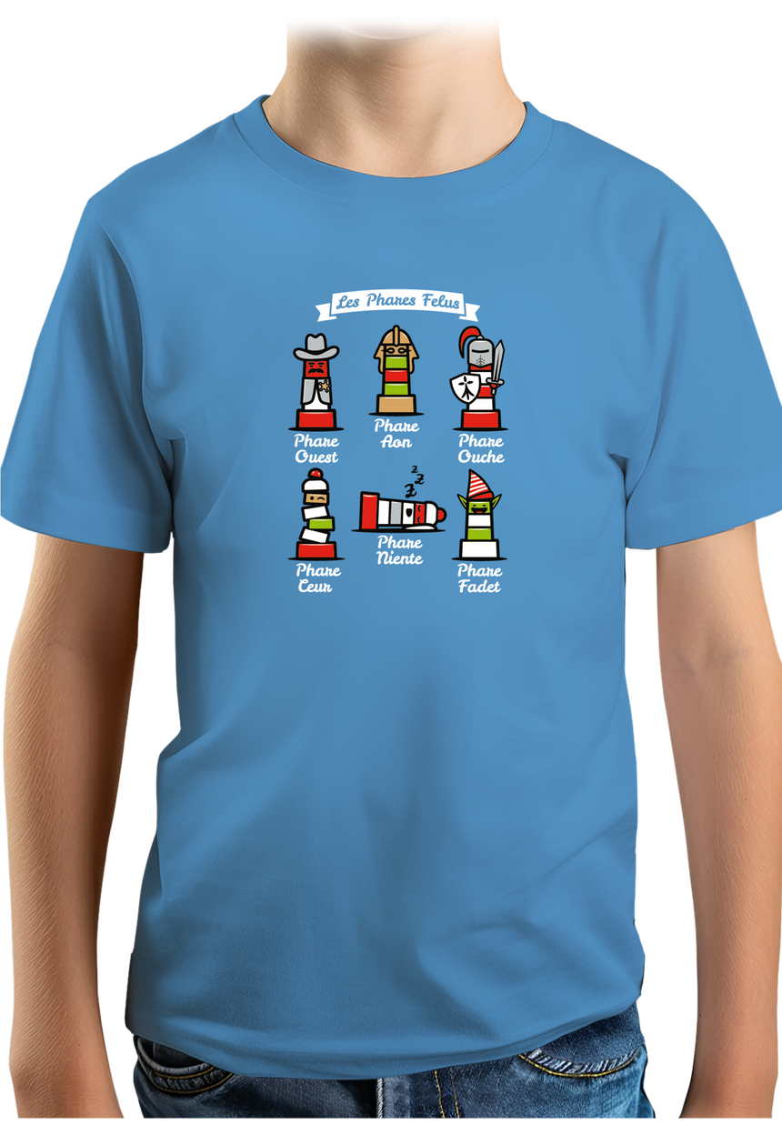 T-Shirt Garçon Les 06 phares felus