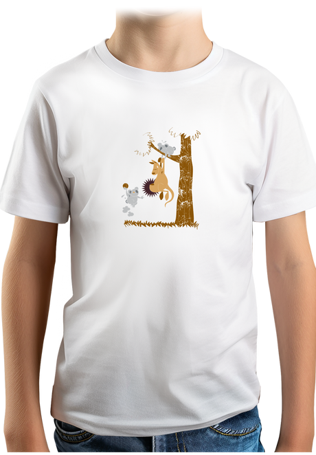 T-Shirt Garçon Basket kangourou et koala
