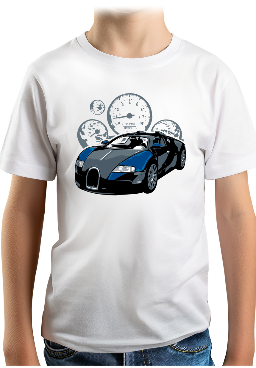 T-Shirt Garçon Voiture Top Speed Bug