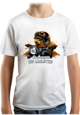 T-Shirt Garçon Compagnie des Marmottes en Moto