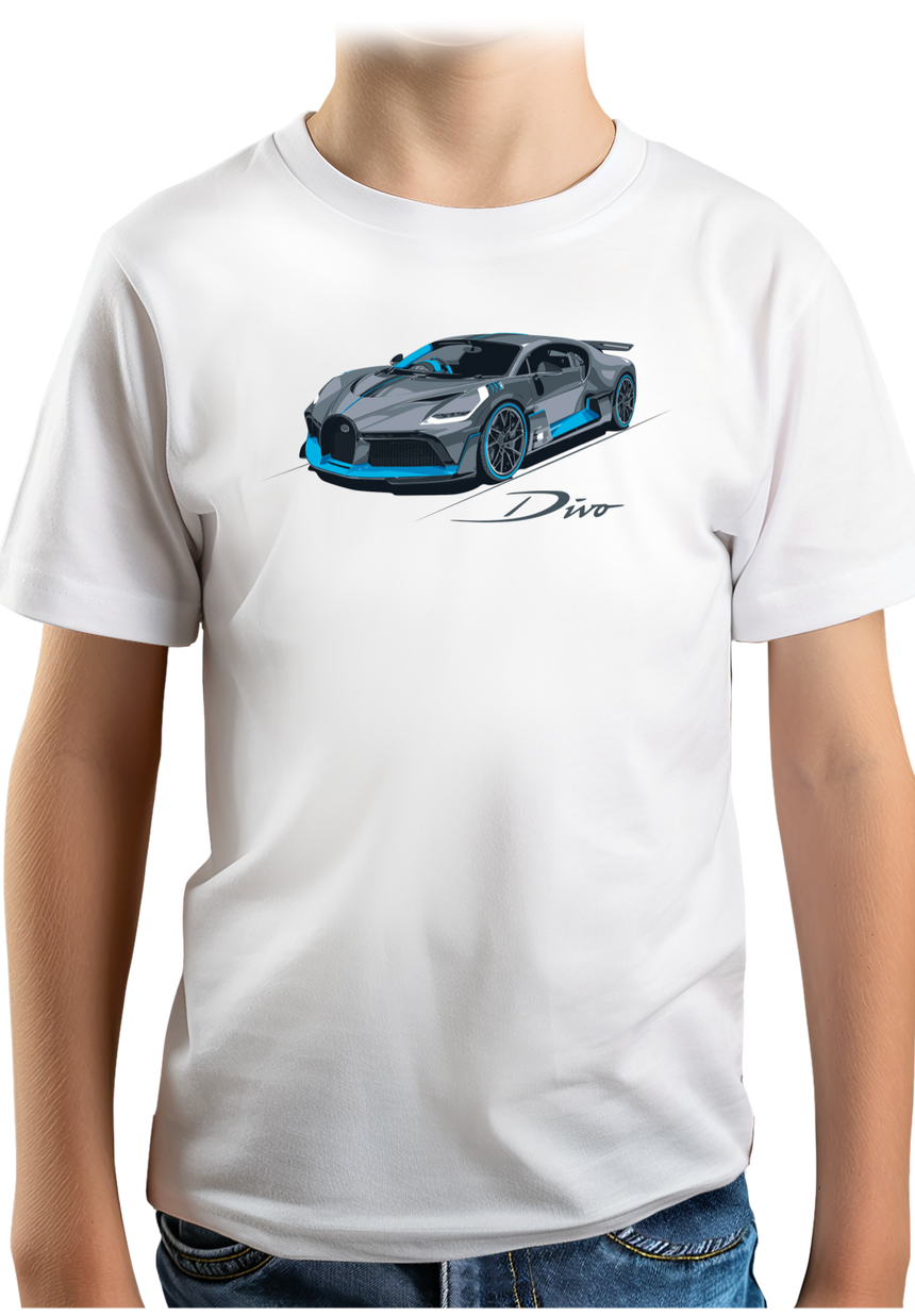 T-Shirt Garçon Voiture L'hypercar Française