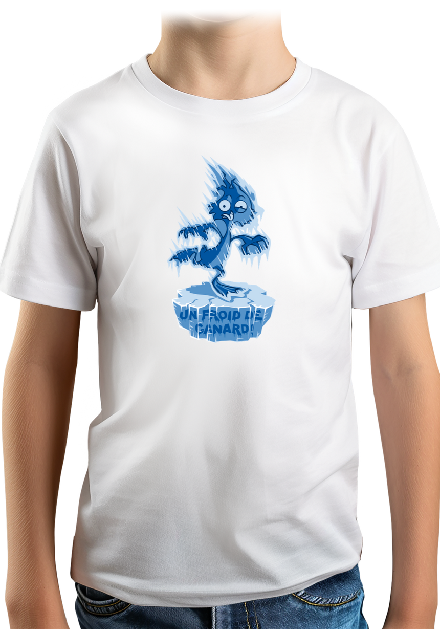 T-Shirt Garçon Froid de Canard