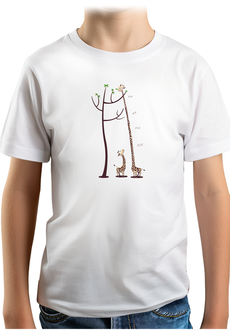 T-Shirt Garçon Girafe dépliable