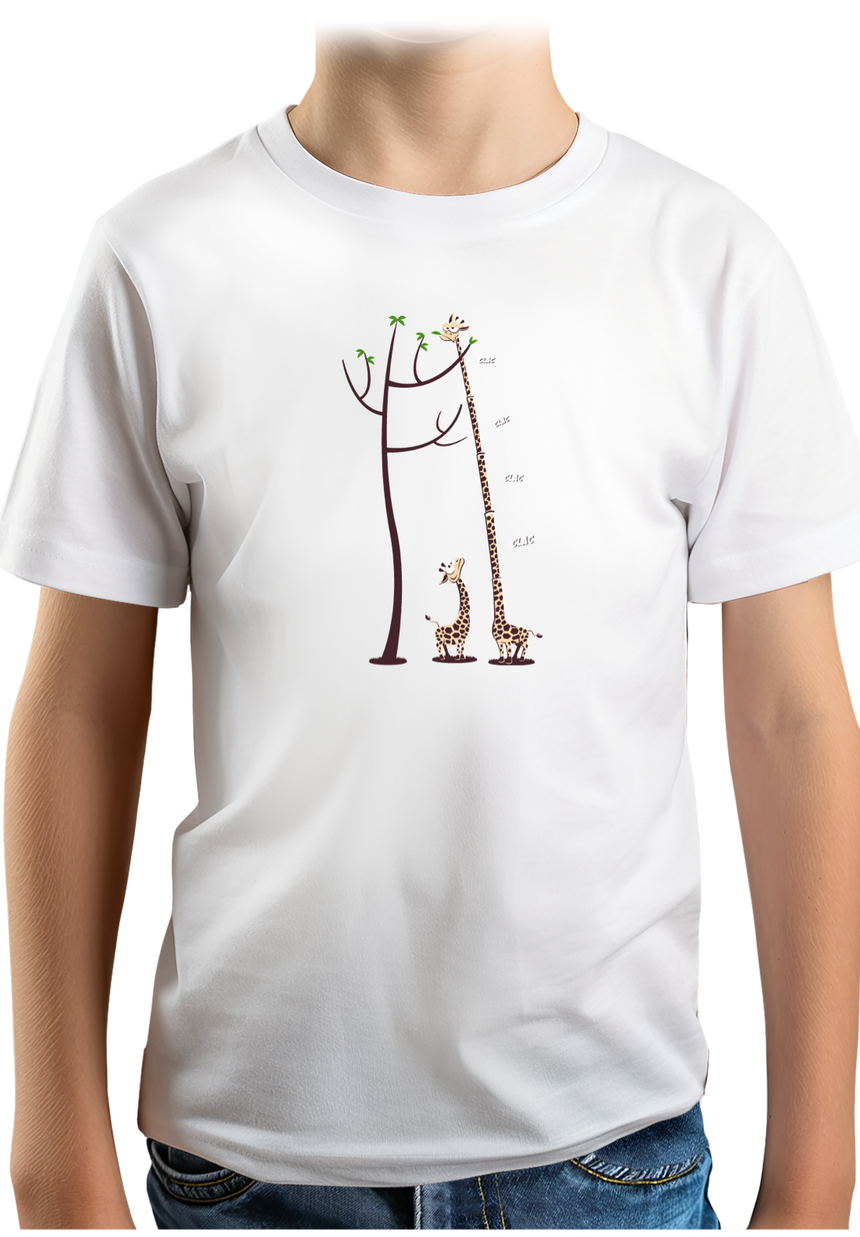 T-Shirt Garçon Girafe dépliable