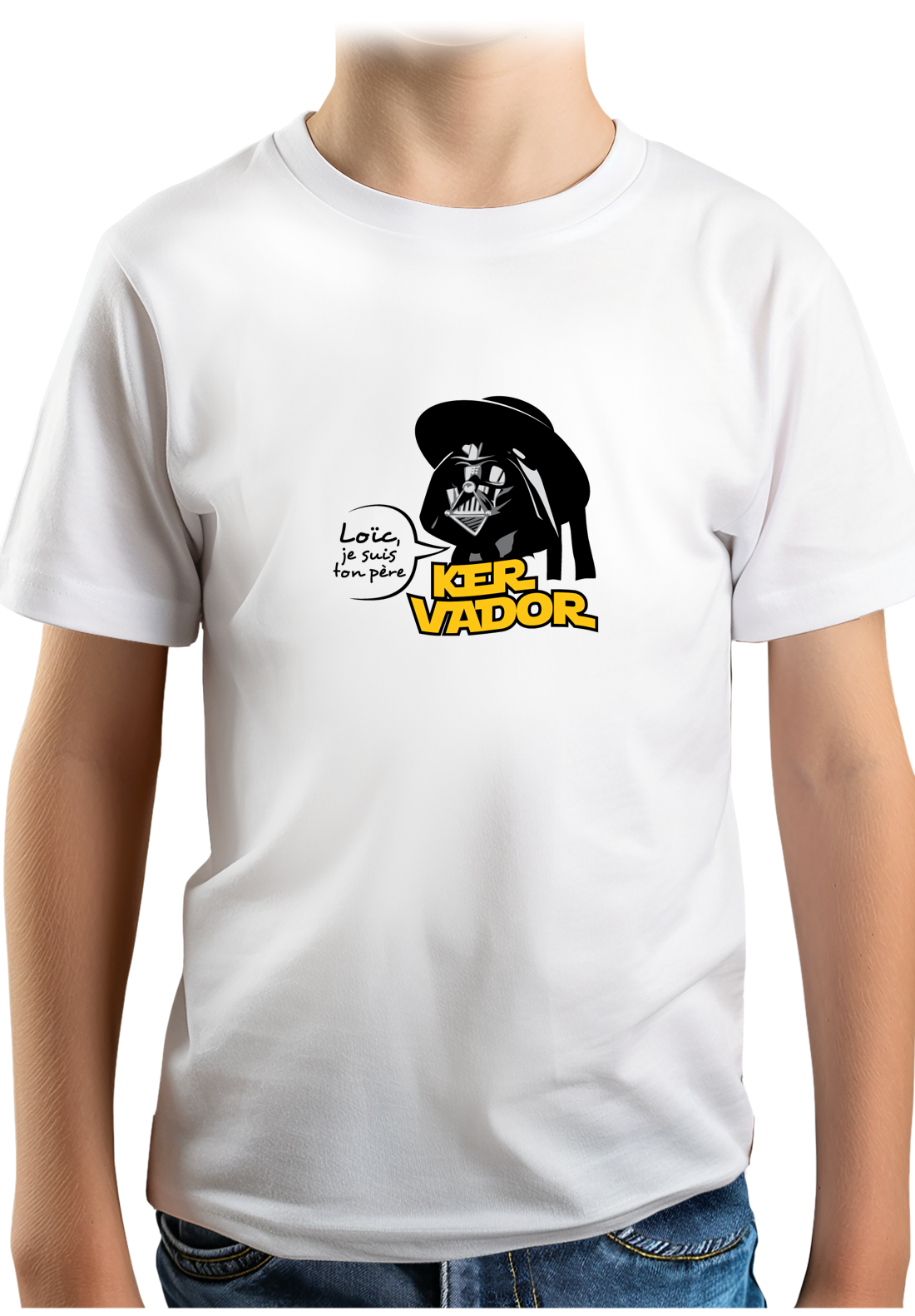 T-Shirt Garçon Kervador Et Son Fils Loic