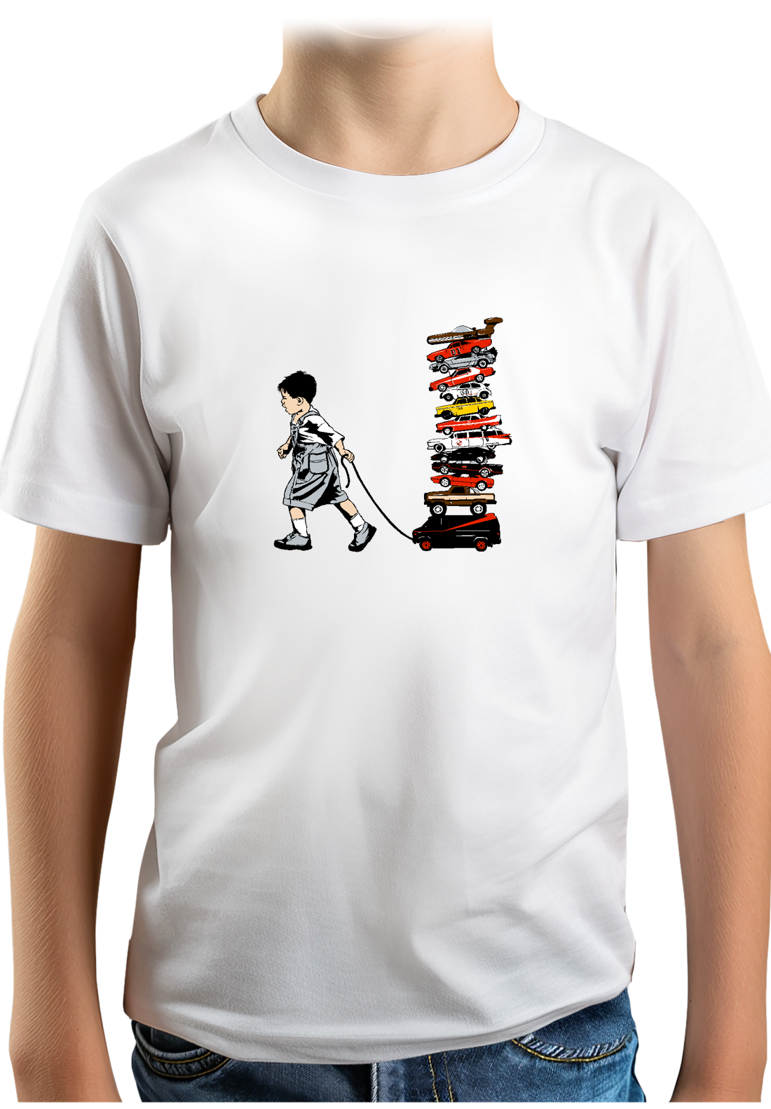 T-Shirt Garçon La Collection de voitures via les séries télé