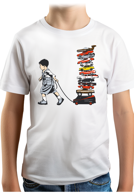T-Shirt Garçon La Collection de voitures via les séries télé