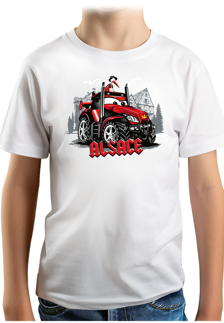 T-Shirt Garçon Le Super tracteur Alsacien