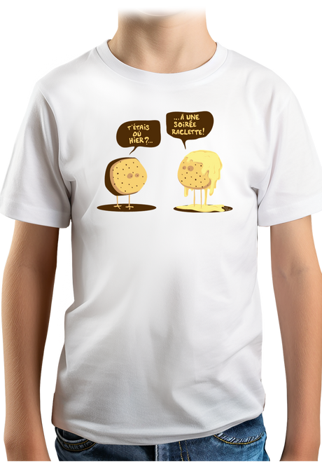 T-Shirt Garçon Raclette party