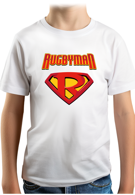 T-Shirt Garçon Super Rugbyman