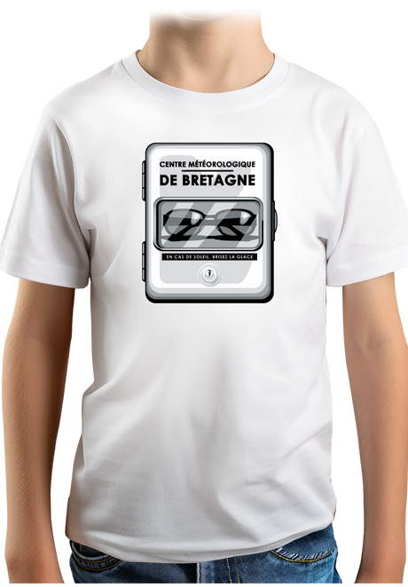 T-Shirt Garçon Lunette de soleil Bretonne