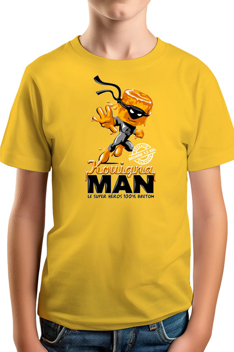 Tee-Shirt Garçon Kouignaman Hero breton