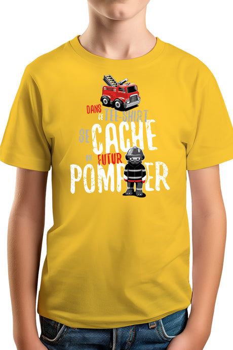 Tee-Shirt Garçon Dans ce tee se cache un futur pompier