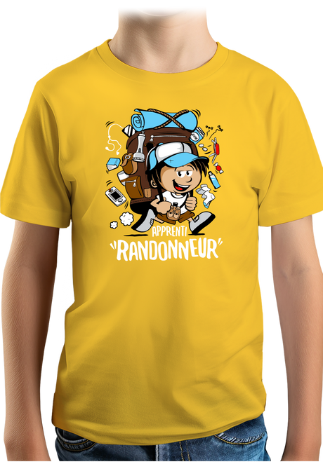 T-Shirt Garçon Petit randonneur en trail