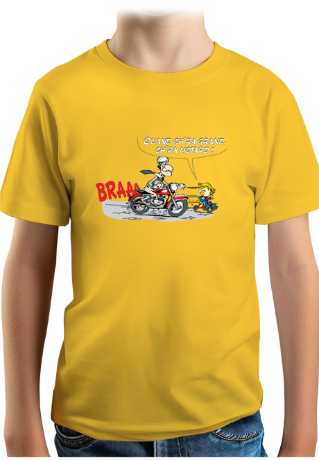 T-Shirt Garçon Motard et son fils