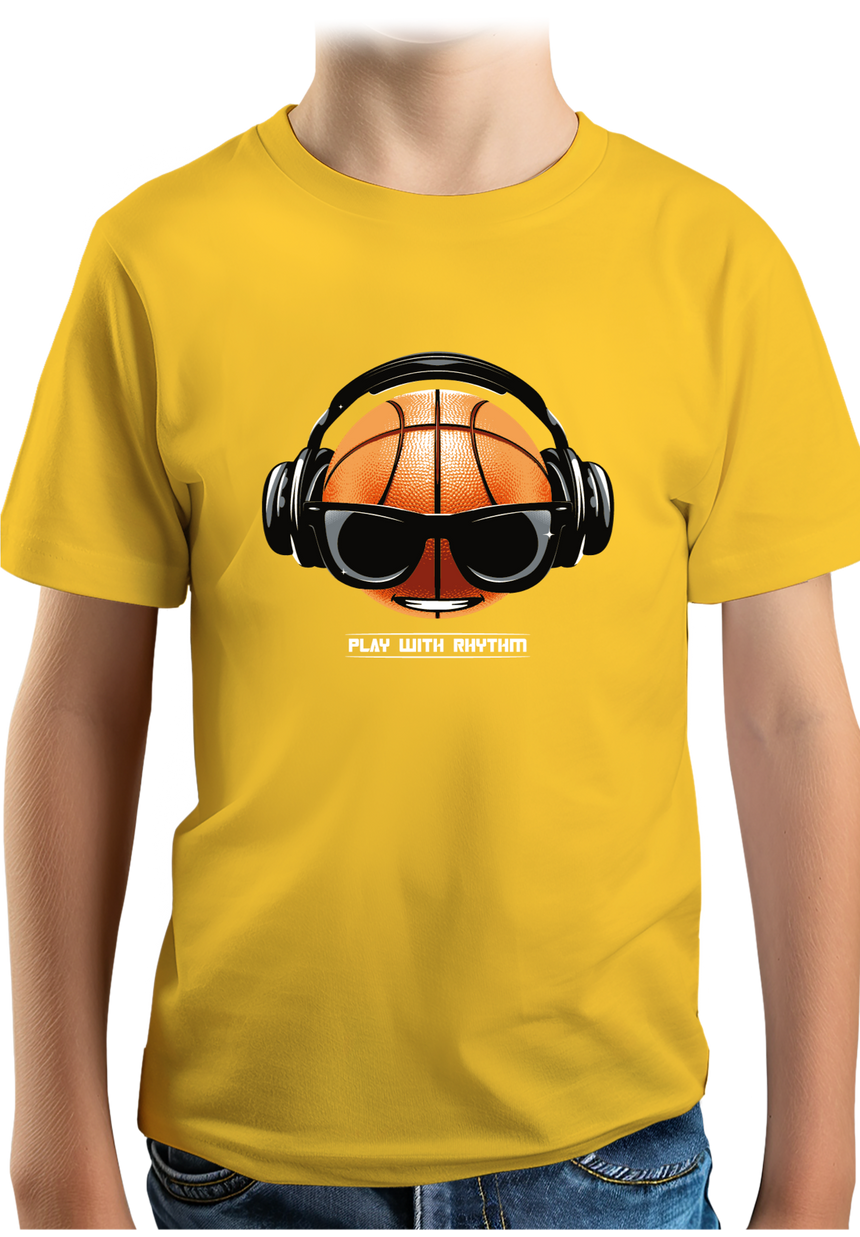 T-Shirt Garçon Play basket with rhythm