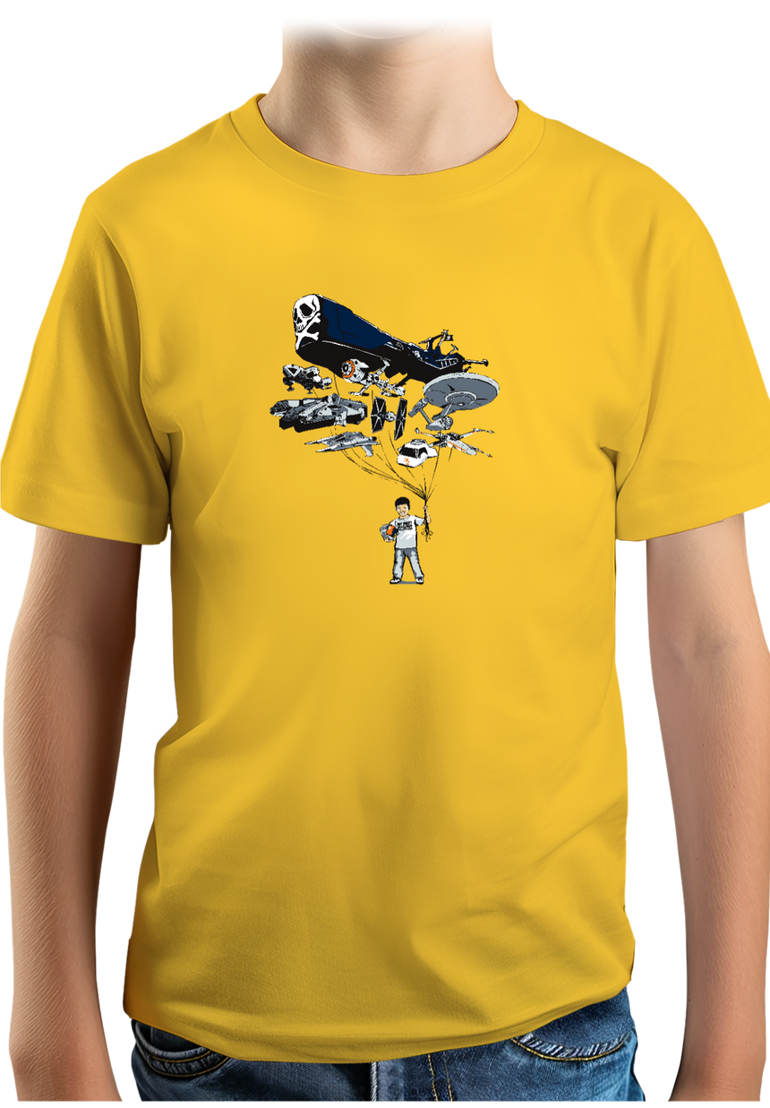 T-Shirt Garçon La collection de vaisseaux