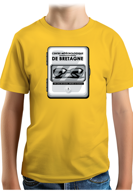 T-Shirt Garçon Lunette de soleil Bretonne