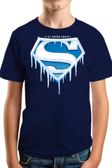 Tee-Shirt Garçon Super Froid parodie SUPERMAN