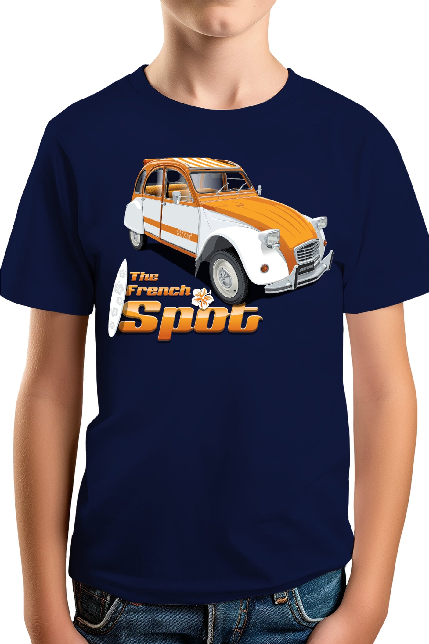 Tee-Shirt Garçon The french spot 02 cv