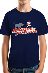Tee-Shirt Garçon Les fetes basque avec le taureau