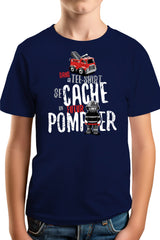 Tee-Shirt Garçon Dans ce tee se cache un futur pompier