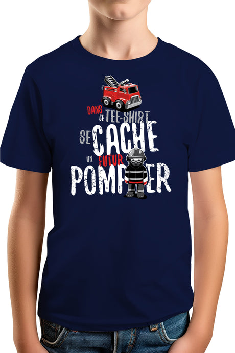 Tee-Shirt Garçon Dans ce tee se cache un futur pompier