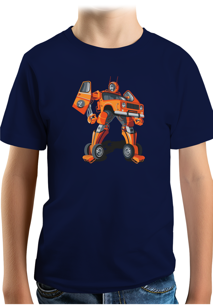 T-Shirt Garçon Voiture 4L Transformer
