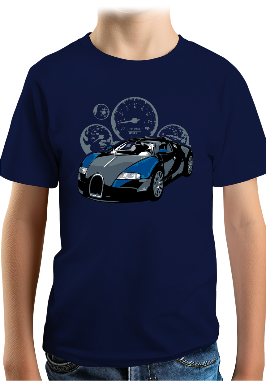 T-Shirt Garçon Voiture Top Speed Bug