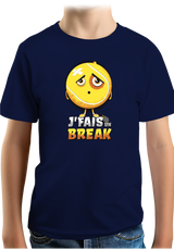 T-Shirt Garçon Balle je fais un break