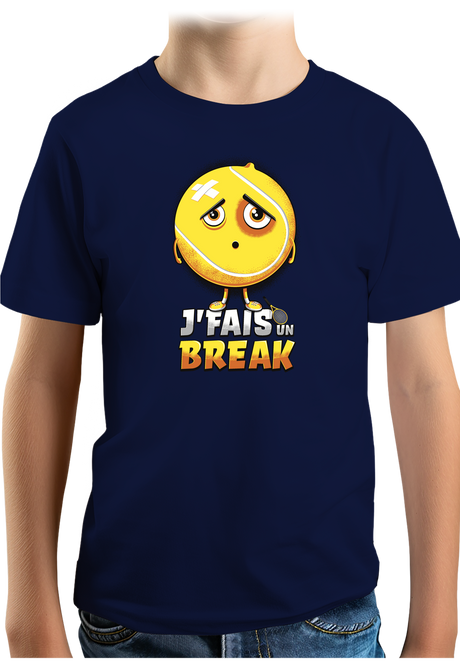 T-Shirt Garçon Balle je fais un break