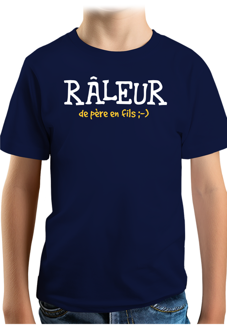 T-Shirt Garçon Râleur de père en fils