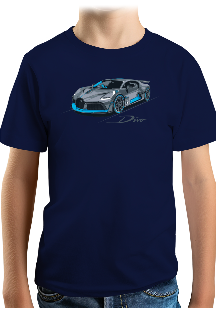 T-Shirt Garçon Voiture L'hypercar Française