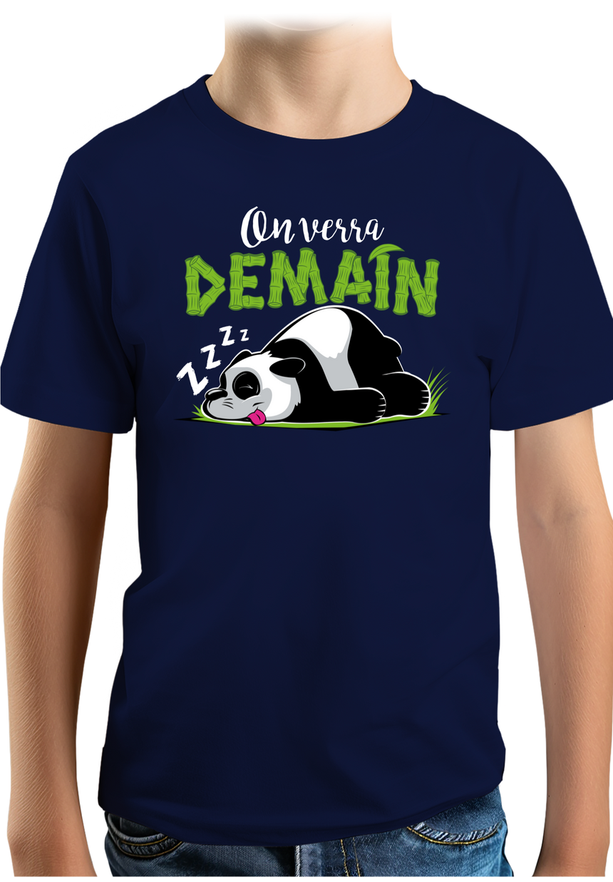 T-Shirt Garçon On verra demain