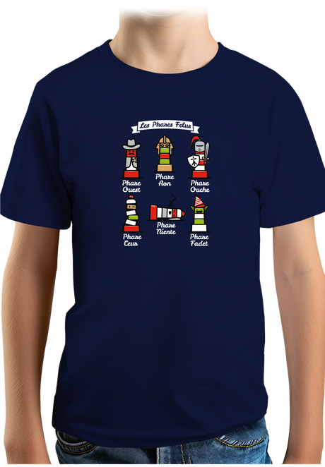 T-Shirt Garçon Les 06 phares felus