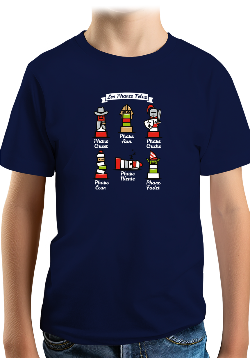 T-Shirt Garçon Les 06 phares felus