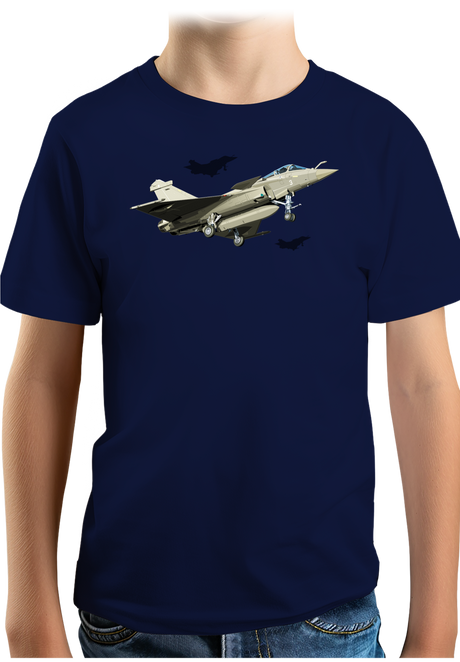T-Shirt Garçon L'avion de chasse français