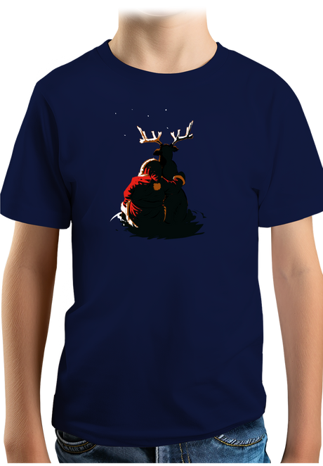 T-Shirt Garçon Renne De Noël