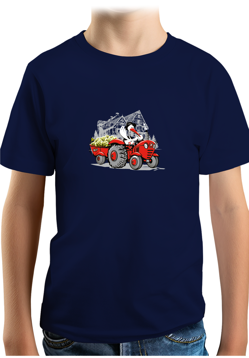 T-Shirt Garçon Les vendanges Alsaciennes