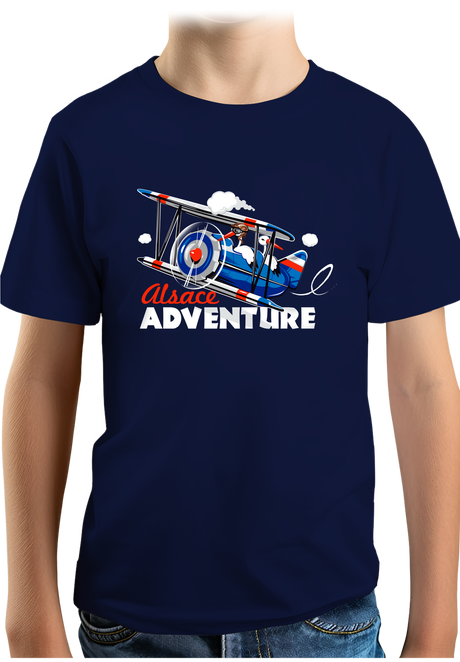 T-Shirt Garçon 2 cigognes dans un avion