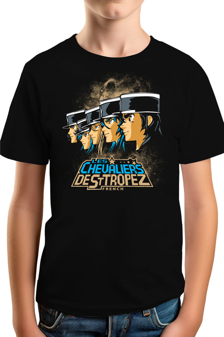 Tee-Shirt Garçon St Trop Chevalier Parodie