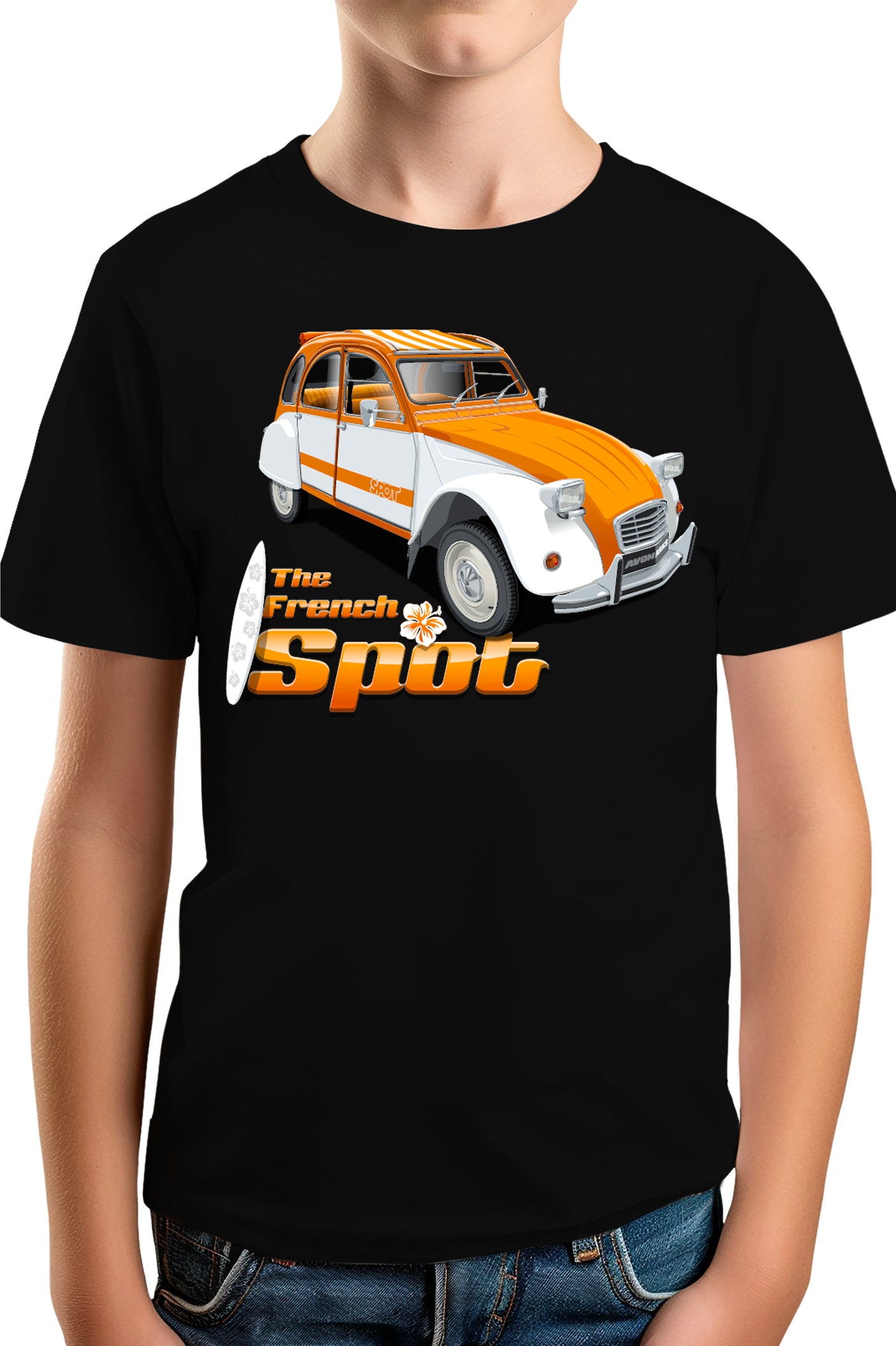 Tee-Shirt Garçon The french spot 02 cv