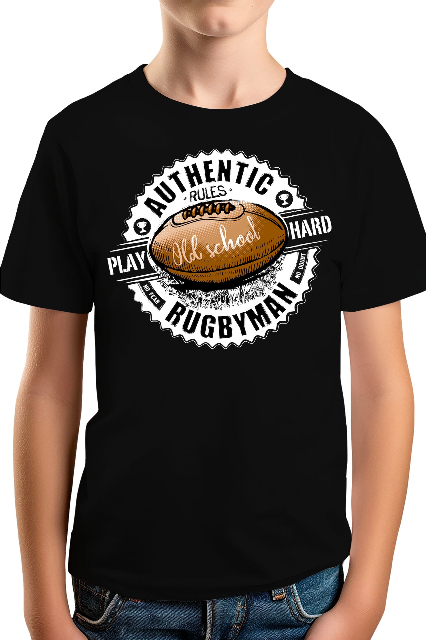 Tee-Shirt Garçon Le tout premier ballon de rugby