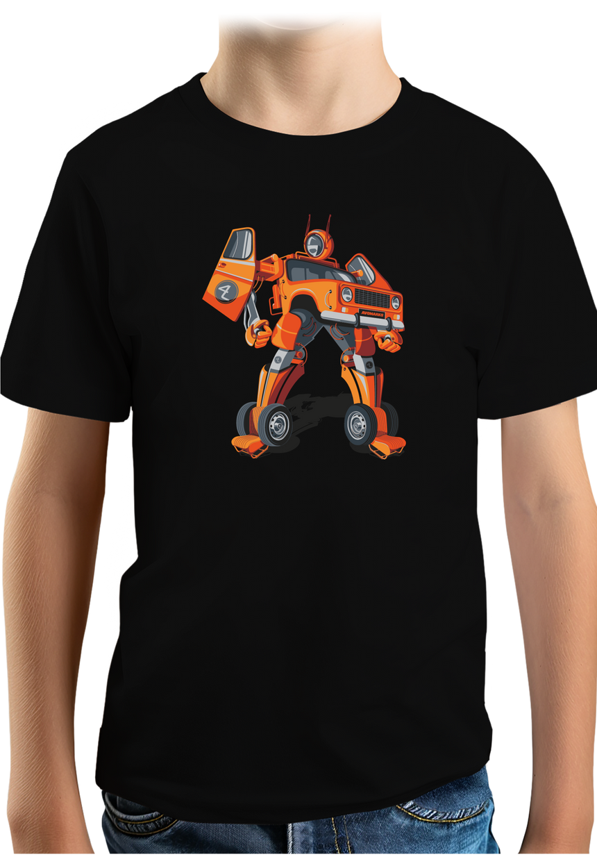 T-Shirt Garçon Voiture 4L Transformer