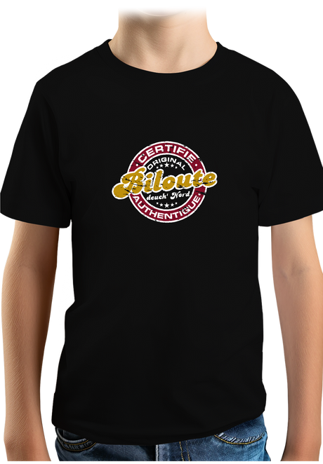 T-Shirt Garçon Certifié authentique biloute