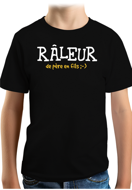 T-Shirt Garçon Râleur de père en fils