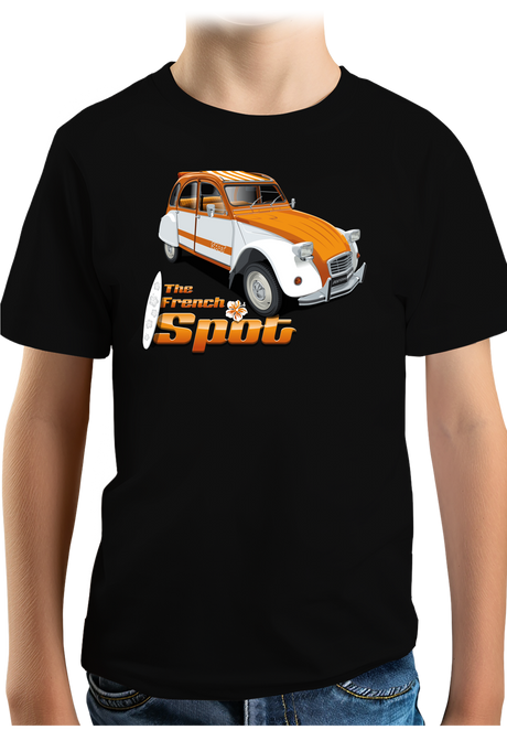 T-Shirt Garçon 2CV French spot été avec surf