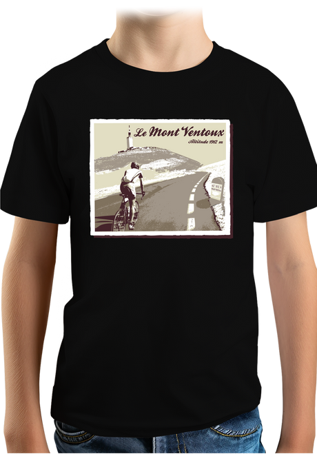T-Shirt Garçon Le Mont Ventoux en vélo